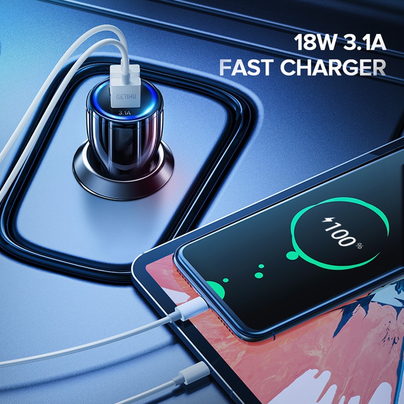 Universal Car Charger with Dual USB Universal Car Charger with Dual USB